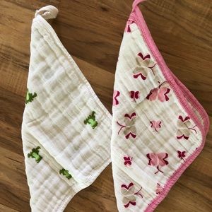 Aden + Anais washcloths